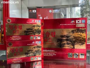 thumbnail Viên tinh dầu thông đỏ Hàn Quốc Samsung Cheong Song Won Gold 180 viên 2