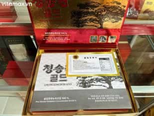 thumbnail Viên tinh dầu thông đỏ Hàn Quốc Samsung Cheong Song Won Gold 180 viên 3