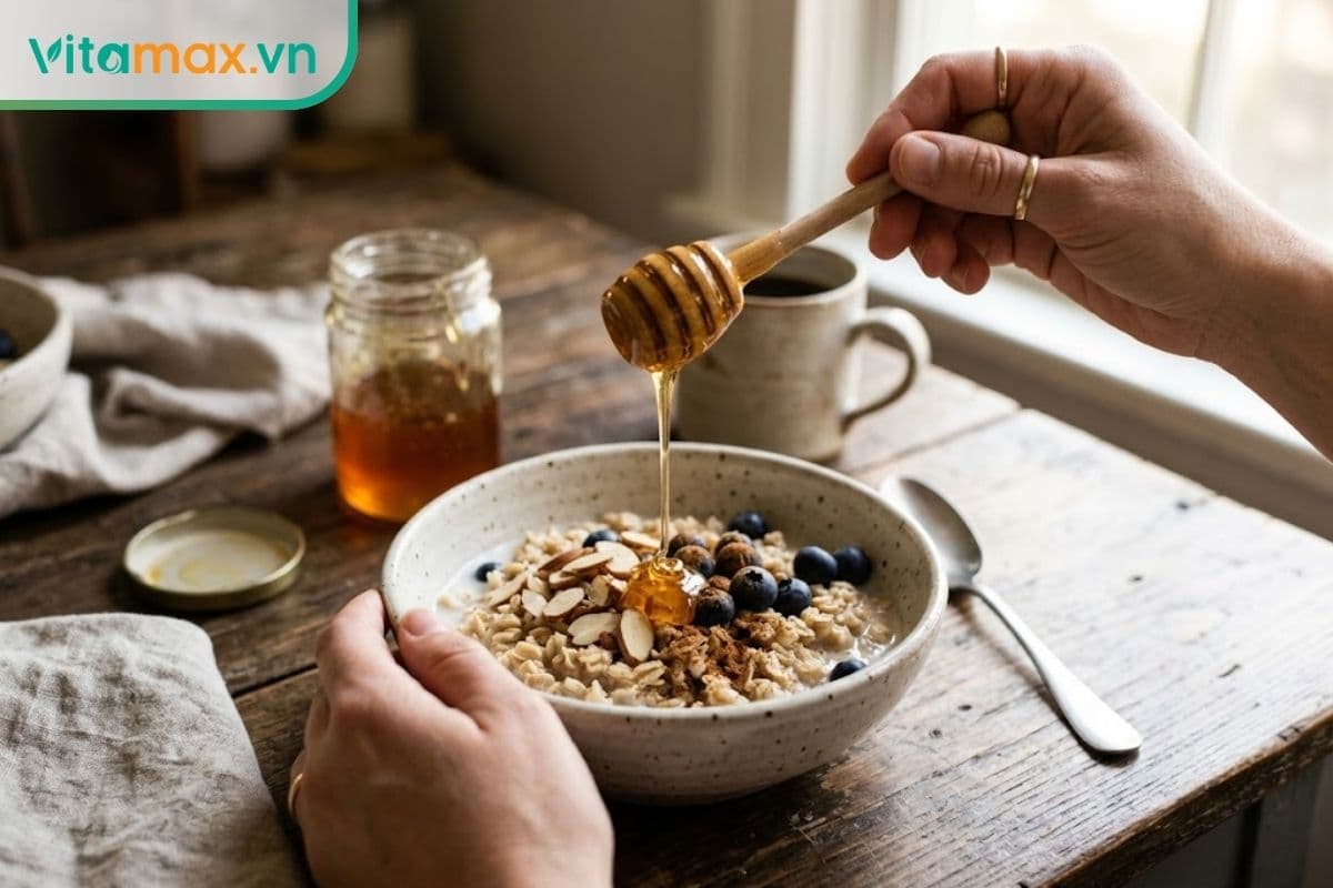 Cách uống mật ong tăng cân an toàn và dễ áp dụng cho người gầy