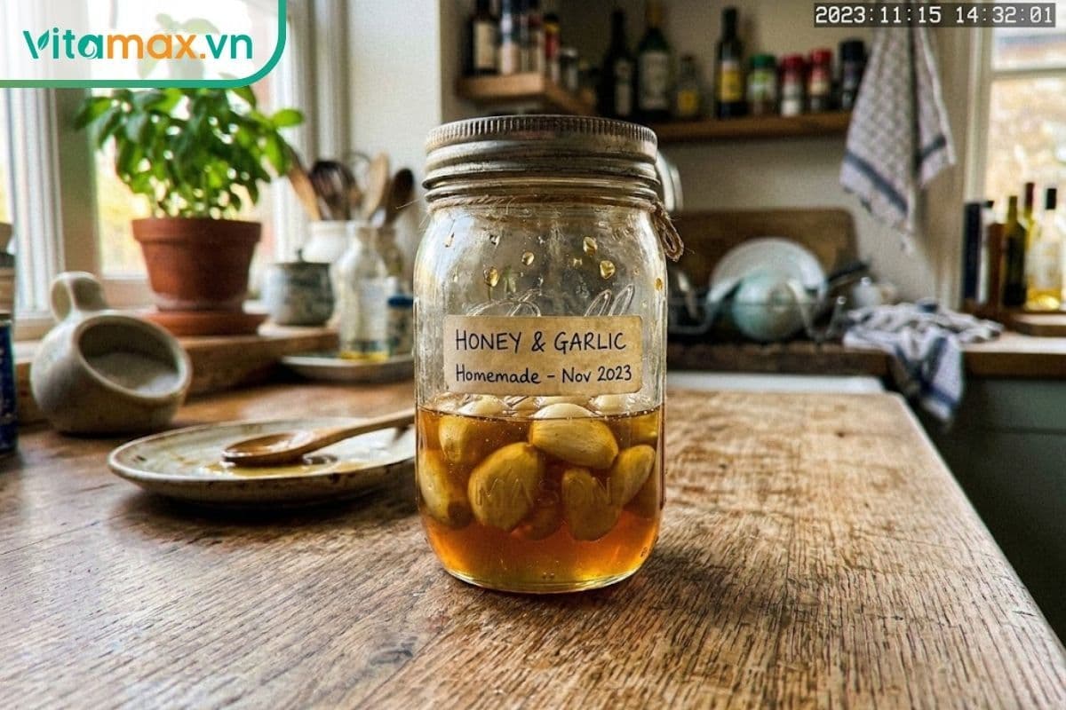 Cách sử dụng tỏi ngâm mật ong cho trẻ nhỏ tăng đề kháng cho bé