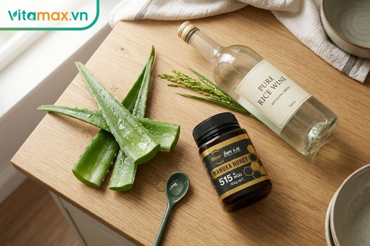 Cách làm nha đam mật ong rượu ngon, bổ dưỡng & dễ làm tại nhà