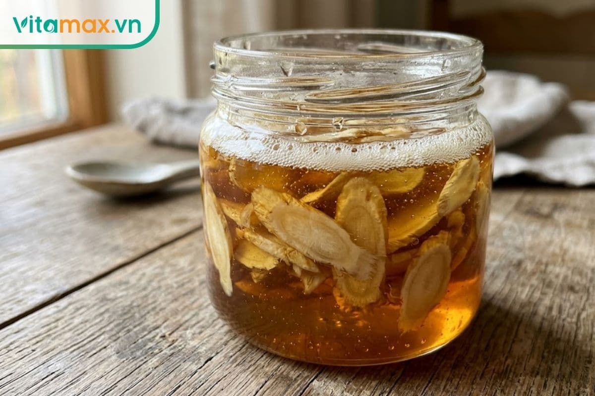 Sâm tươi ngâm mật ong bị nổi bọt có sao không? Cách xử lý đúng