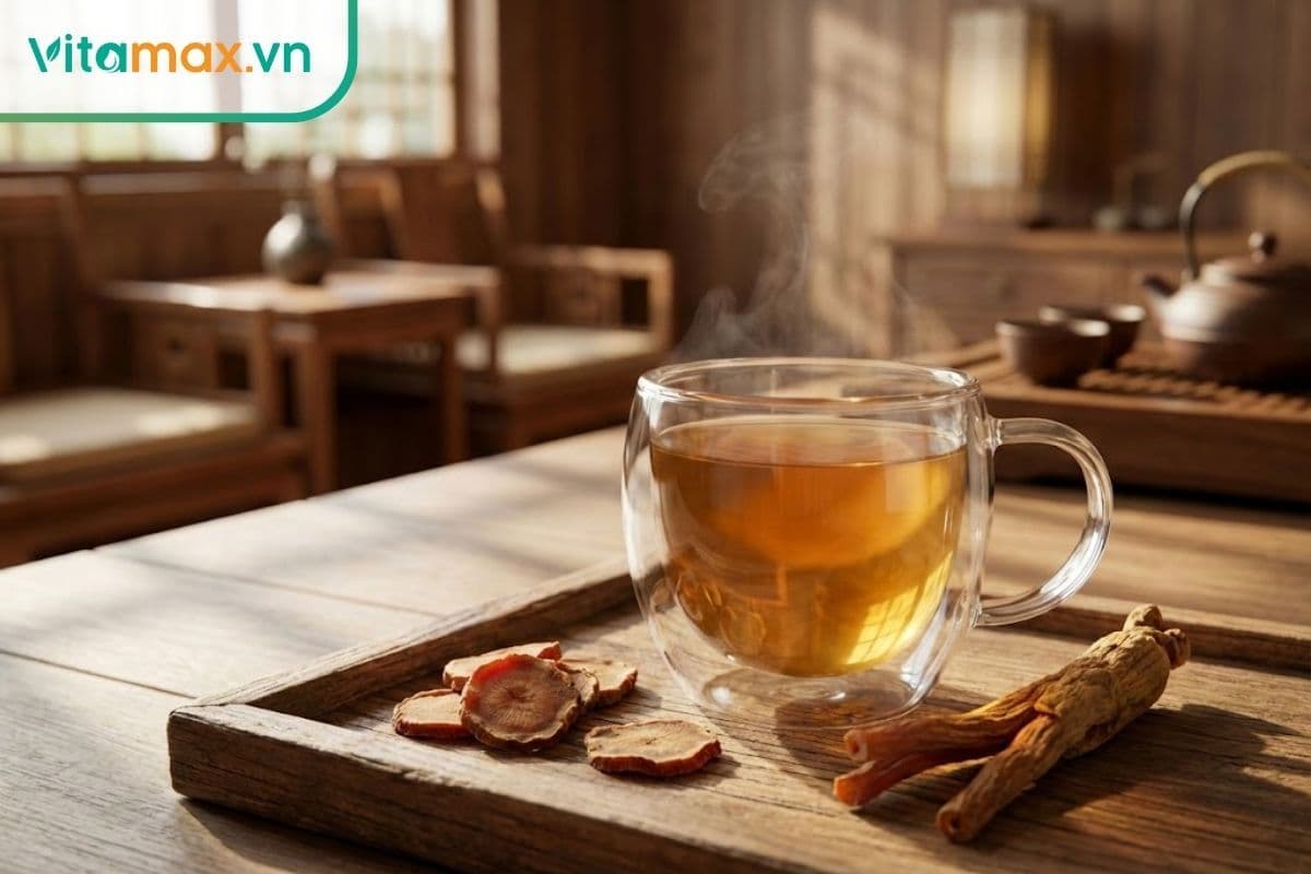 Công thức & cách uống trà hồng sâm Hàn Quốc để tối ưu hiệu quả