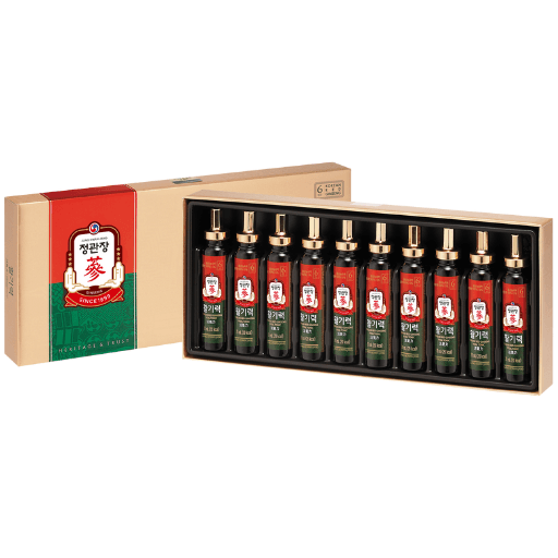 Nước Hồng Sâm Dạng Ống KGC Vital Tonic Hộp 10 Ống