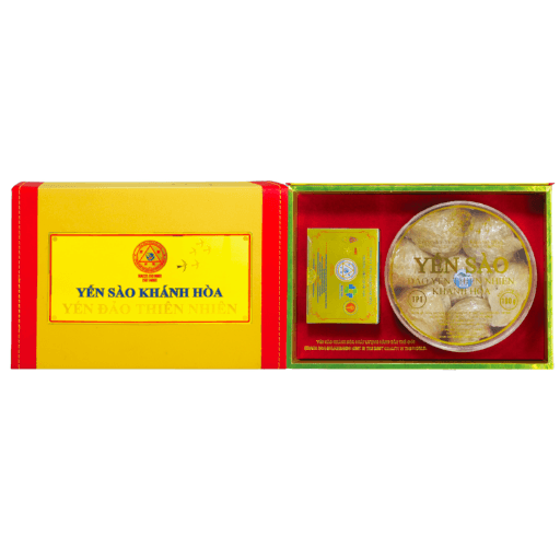 Yến đảo thiên nhiên nguyên tổ - Yến Tổ Đảo 100g (hộp vàng) - TP1/TP2