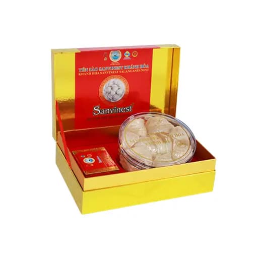 Yến Sào Sanvinest Nguyên Tổ Sơ Chế Hộp 100G - S210/Q210