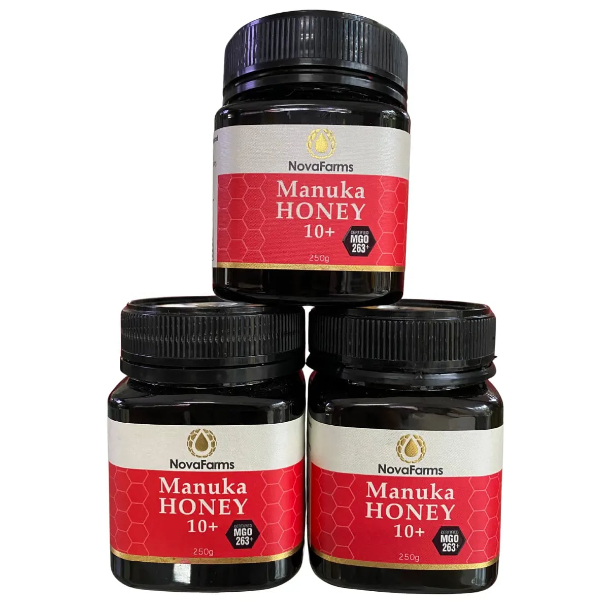 Hình Mật ong Manuka NovaFarms MGO 263+/NPA 10+ 250g 4