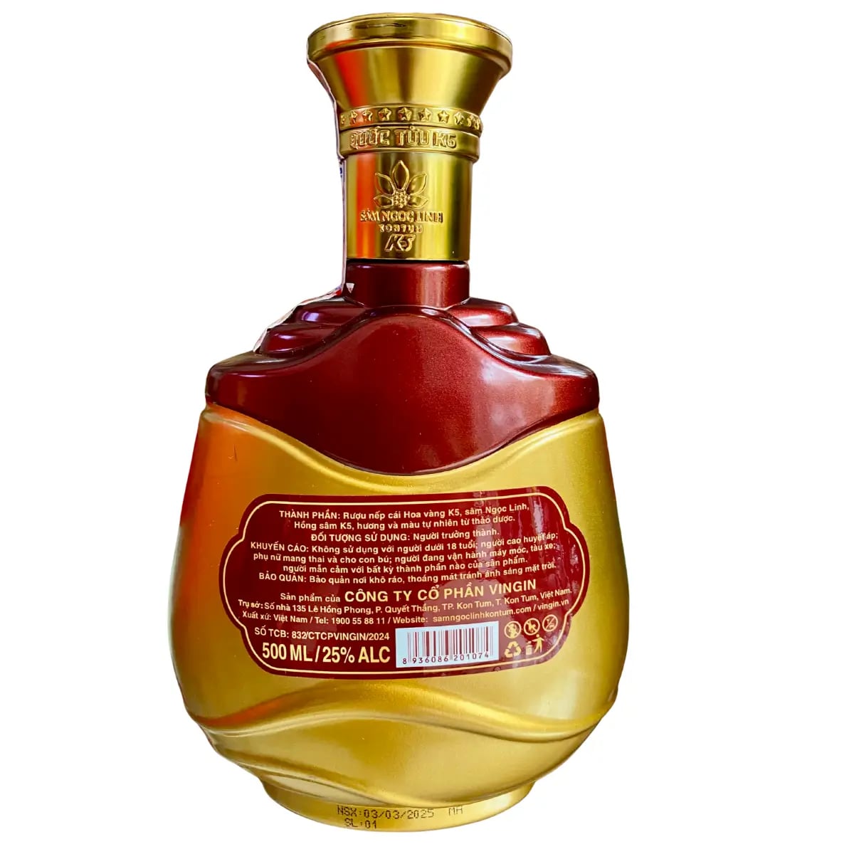 Hình Rượu Sâm Ngọc Linh K5 Như Ý 2