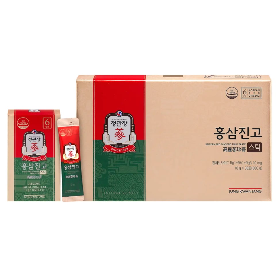 Hình Cao Hồng Sâm & Mật Ong Dạng Gói KGC Mild Paste (30 Gói x 10g) 1