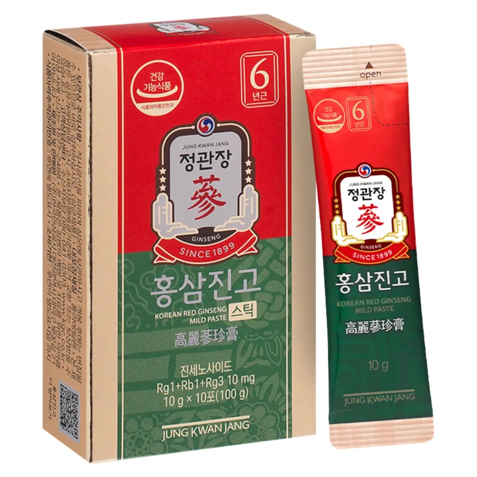 Hình Cao Hồng Sâm & Mật Ong Dạng Gói KGC Mild Paste (30 Gói x 10g) 4