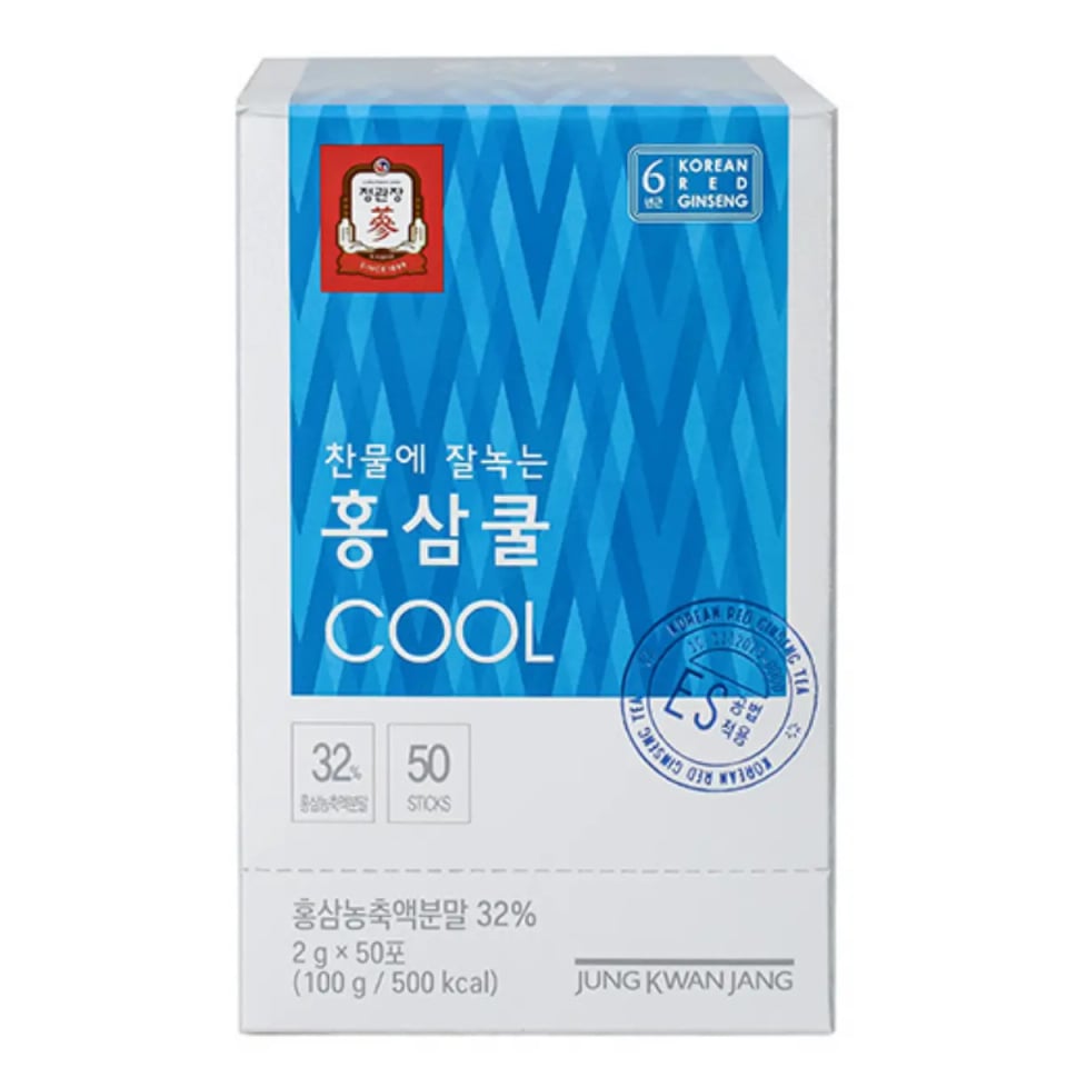 Hình Trà hồng sâm hoà tan KGC Tea Cool (100 gói x 2g) 5