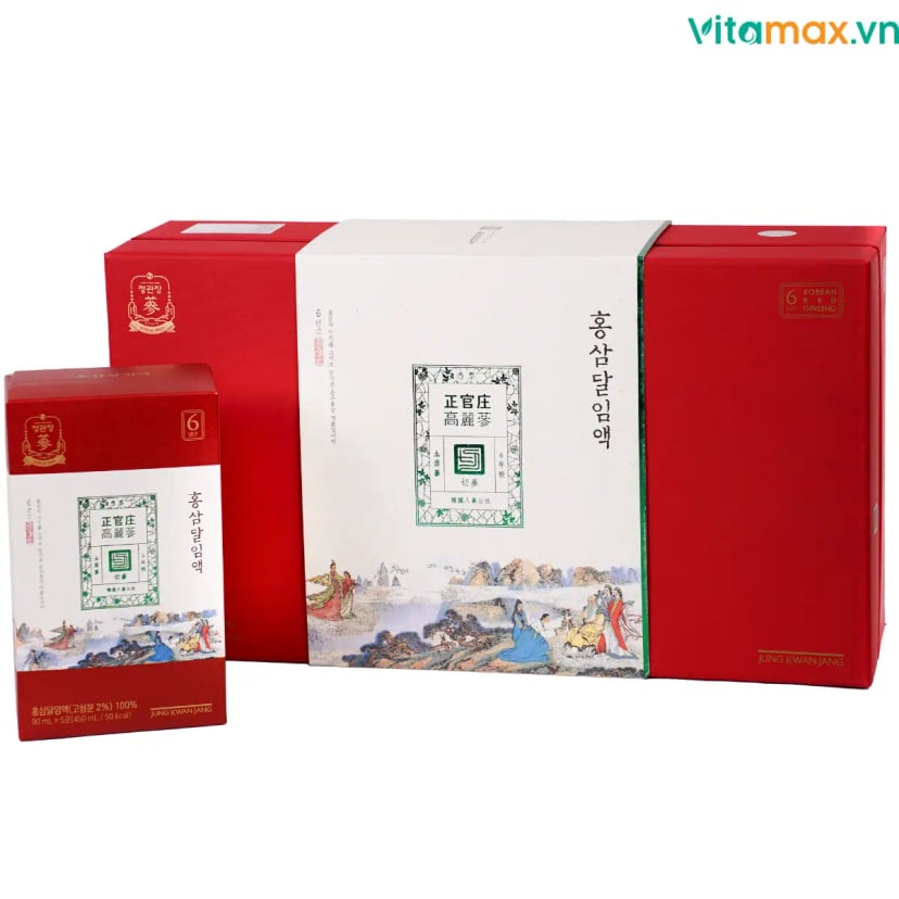 Hình Nước Hồng Sâm Tinh Khiết Hảo Hạng KGC Pure Extract (30 gói x 90ml) 1