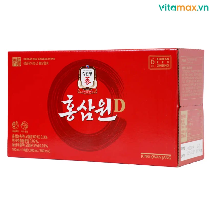 Hình Nước Hồng Sâm KGC WON D 10 chai 3