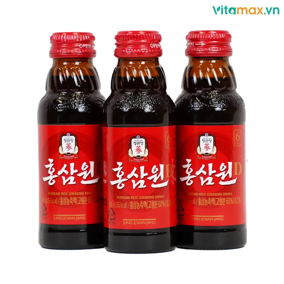 Hình Nước Hồng Sâm KGC WON D (10 chai x 100ml) 5