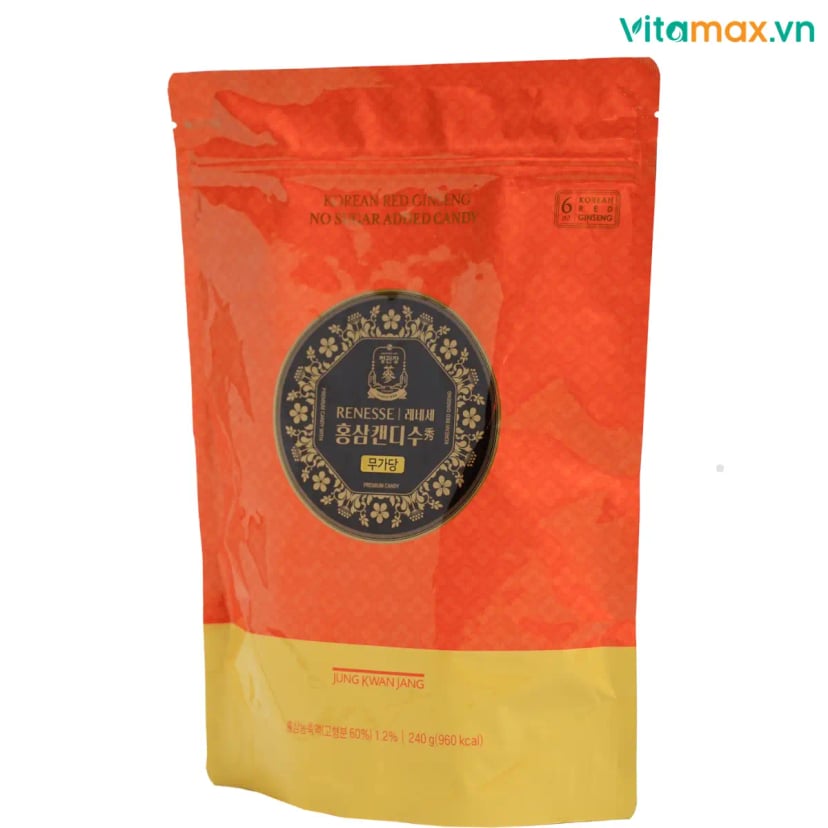 Hình Kẹo Hồng Sâm KGC Renesse Không Đường 240g 3