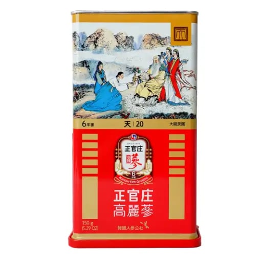 Hình Hồng Sâm Củ Khô 6 Năm Tuổi KGC (Thiên Sâm, 7 Củ ~ 150g/Hộp) 10