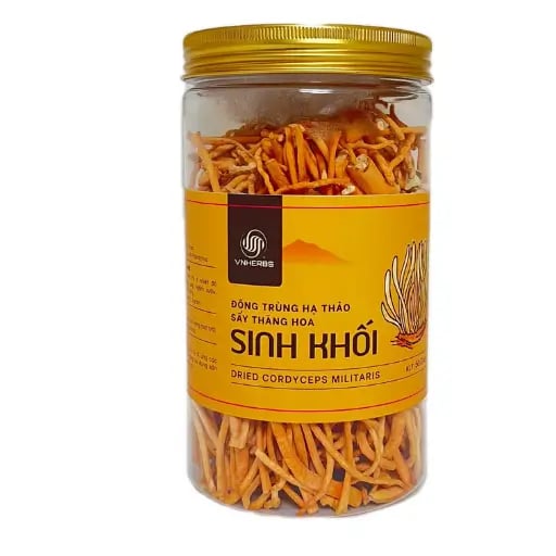 Đông trùng hạ thảo sấy thăng hoa Vnherbs Hũ 50g