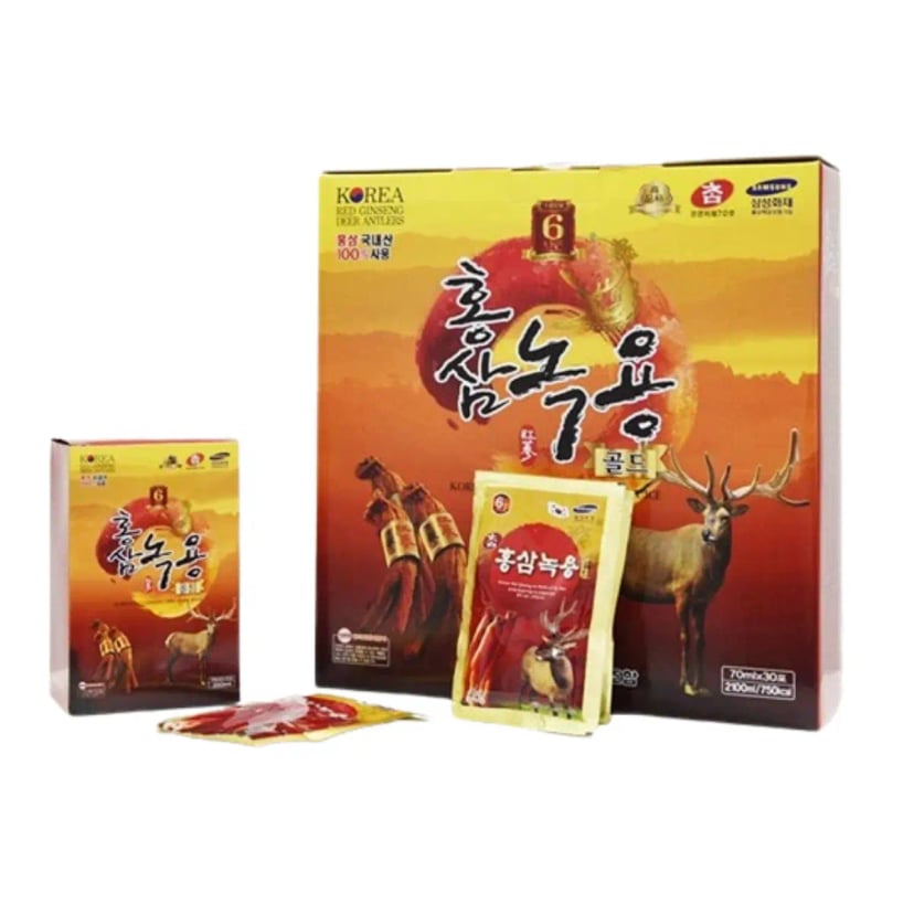 Hình Nước Hồng Sâm Nhung Hươu Hàn Quốc KYUNGPOOK Hộp 30 gói 2