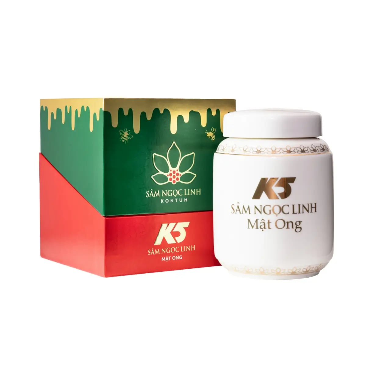 Hình Sâm Ngọc Linh Cắt Lát Ngâm Mật Ong Kontum K5 Hũ 100ml 2