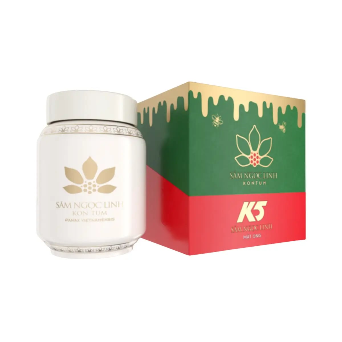 Hình Sâm Ngọc Linh Cắt Lát Ngâm Mật Ong Kontum K5 Hũ 100ml 3