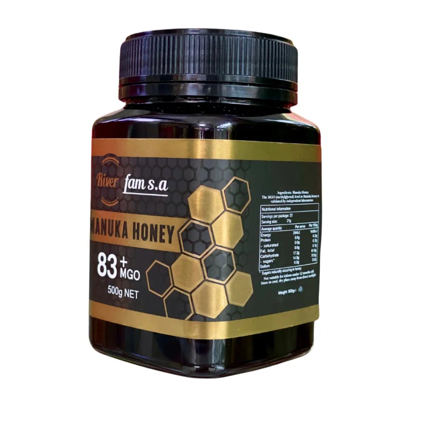 Hình Mật ong Manuka RiverFAM MGO 83+ Hũ 500g 2