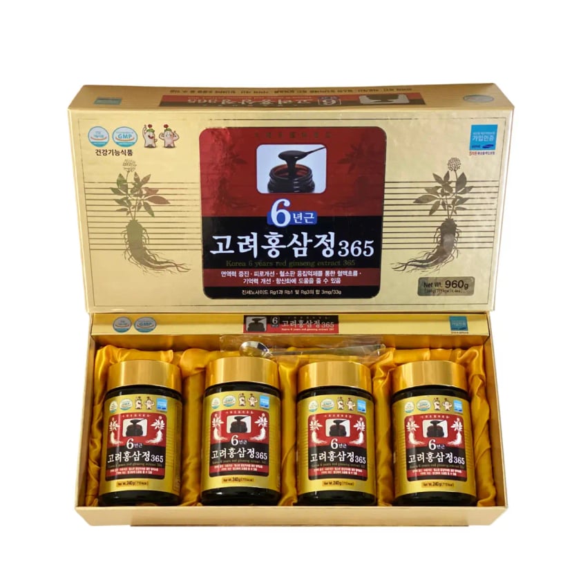 Hình Cao hồng sâm 365 Red Ginseng Extract 4 Hũ 1