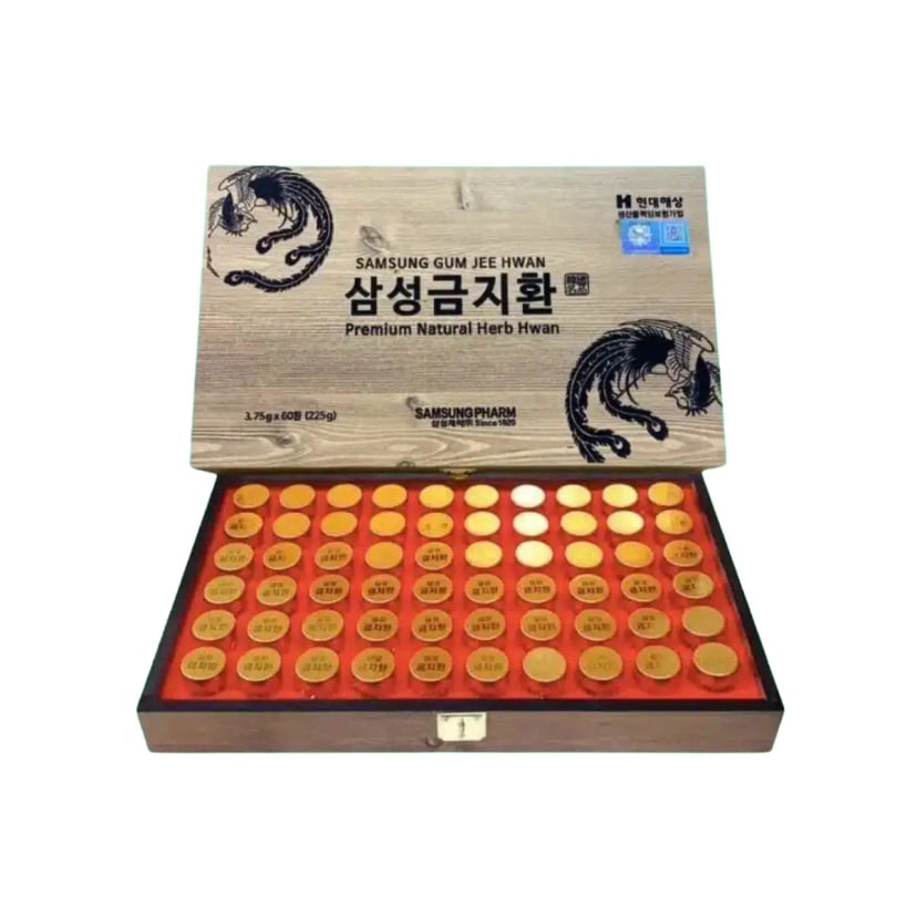 Hình Viên Bổ Não Samsung Gum Jee Hwang Hộp Gỗ 60 viên 6