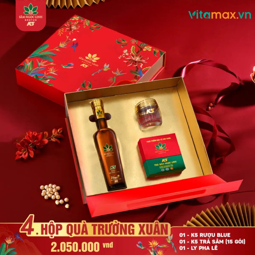 Hình Set Quà Tặng Sâm Ngọc Linh "Trường Xuân" 1
