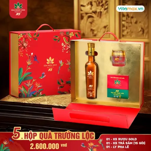 Set Quà Tặng Sâm Ngọc Linh "Trường Lộc"