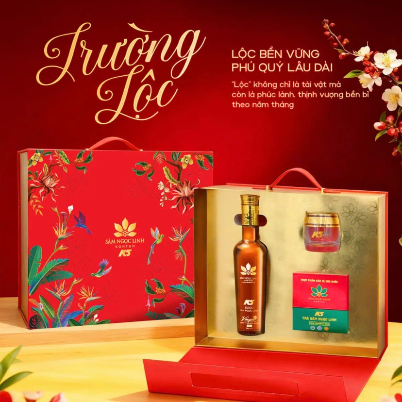 Hình Set Quà Tặng Sâm Ngọc Linh "Trường Lộc" 2