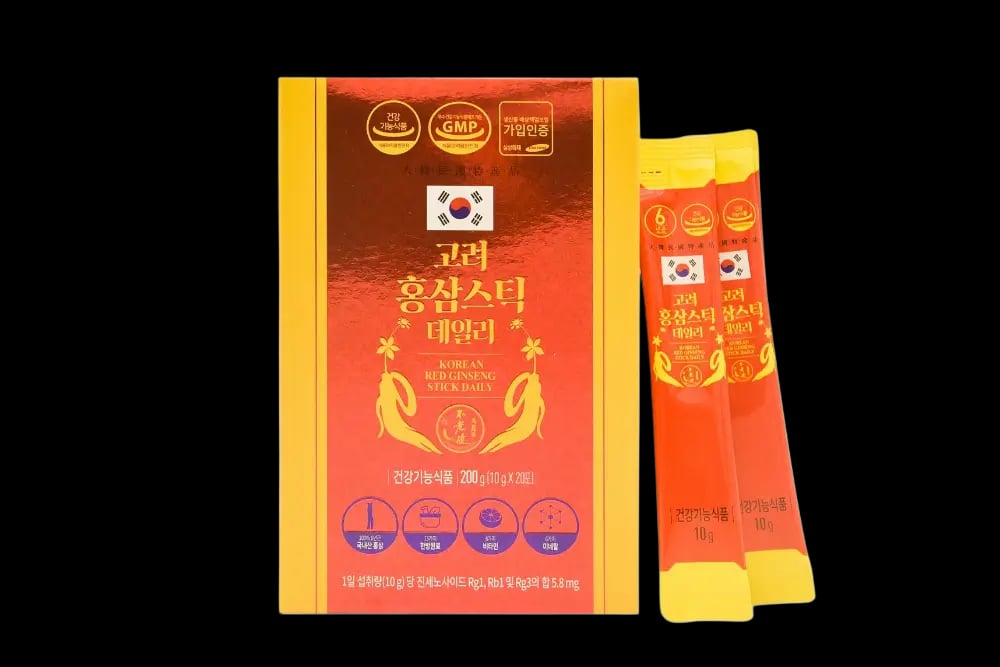 Hình Nước Hồng Sâm Daedong Daily Stick 60 gói stick 3