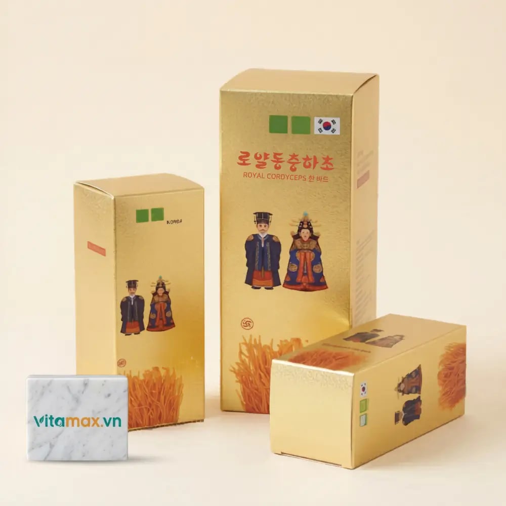 Hình Nấm đông trùng hạ thảo sấy khô Daedong Hàn Quốc 100g 4