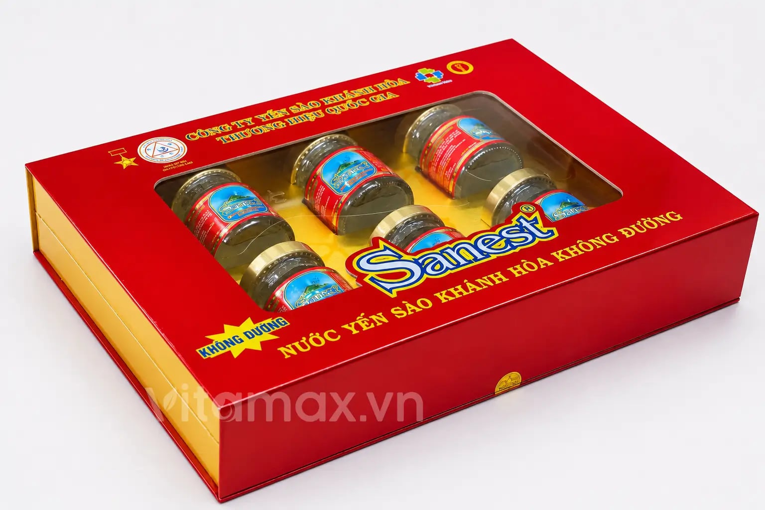 Hình Yến Sào Sanest Khánh Hòa Hộp 6 Lọ - không đường 3