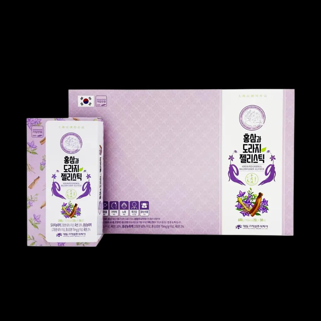 Hình Thạch hồng sâm hoa chuông Daedong 30 gói 1