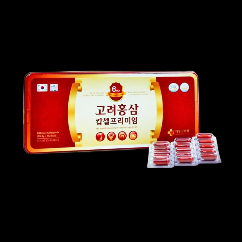 Hình Viên Hồng Sâm Nhung Hưu Linh Chi Đông Trùng Daedong 120 viên 1