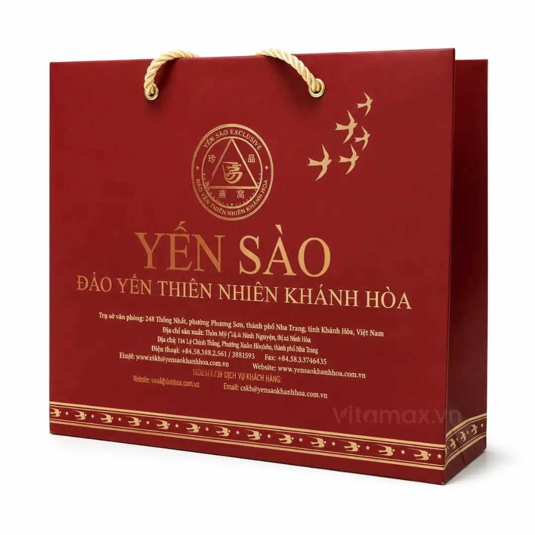 Hình Yến Đảo Thiên Nhiên Tinh Chế Hộp Quà Tặng 100G 5
