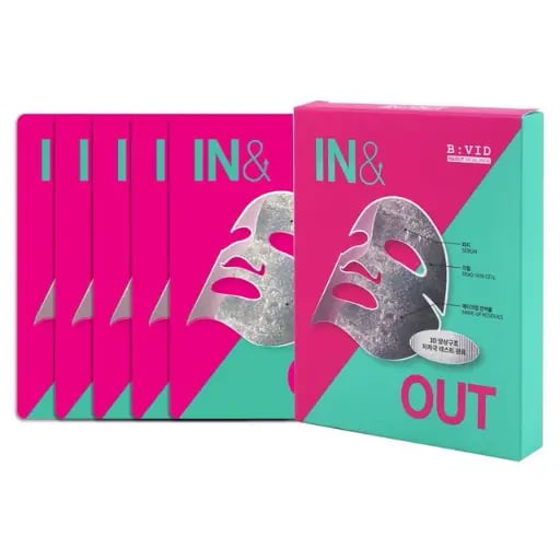 Mặt Nạ Làm Sạch Lỗ Chân Lông  B:VID IN&OUT Facial Mask - Set 5 cái