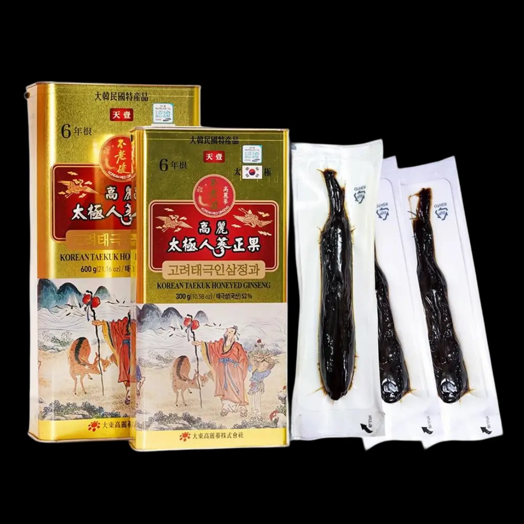 Hình Thái cực sâm tẩm mật ong Daedong lớp thiên sâm hộp thiếc 3