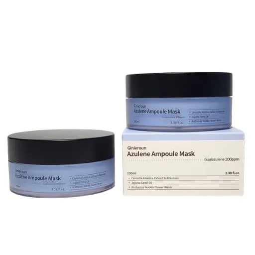 Hình Mặt Nạ Ngủ Ampoule Azulene (làm dịu da) - 100ml 7