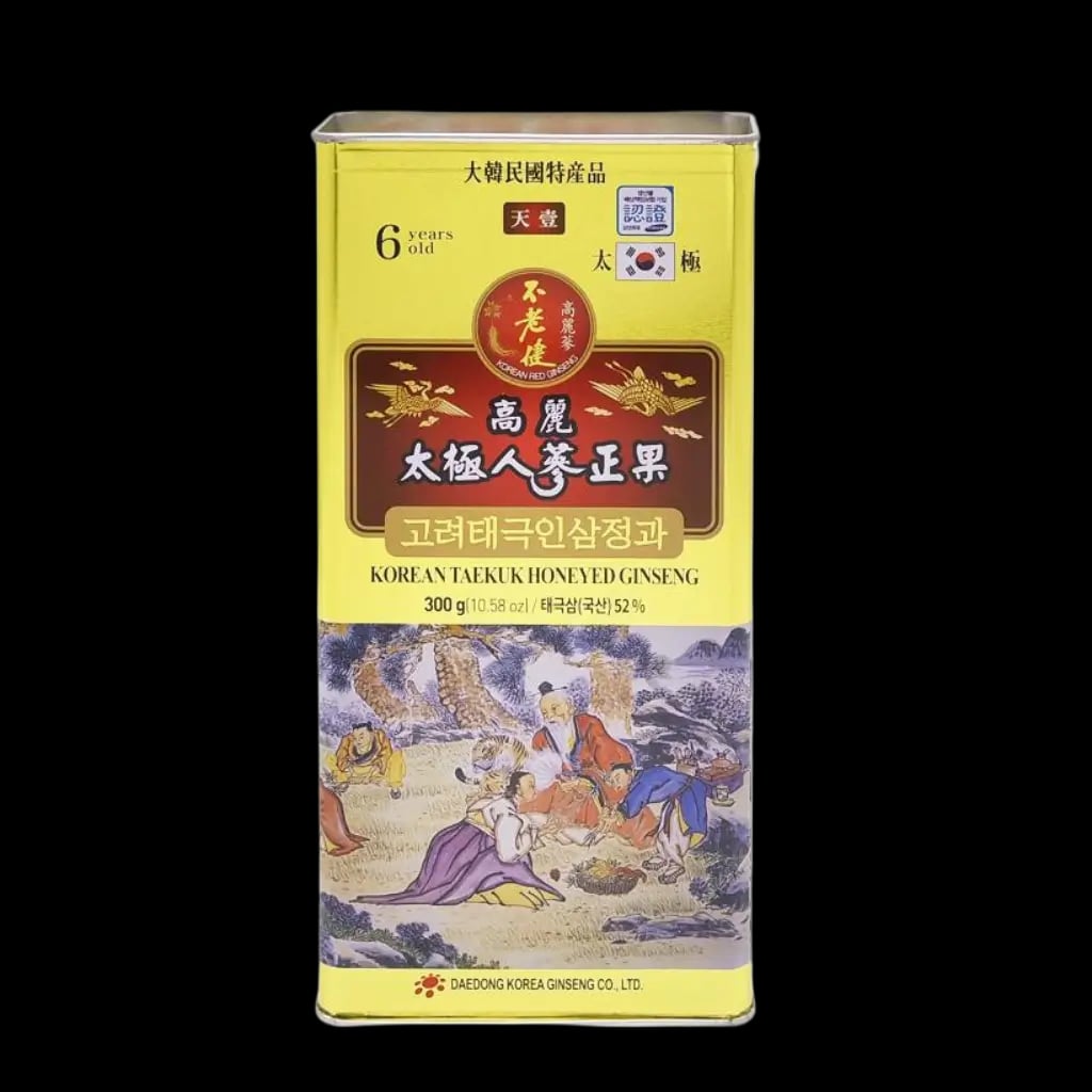 Hình Thái cực sâm tẩm mật ong Daedong lớp thiên sâm hộp thiếc 4