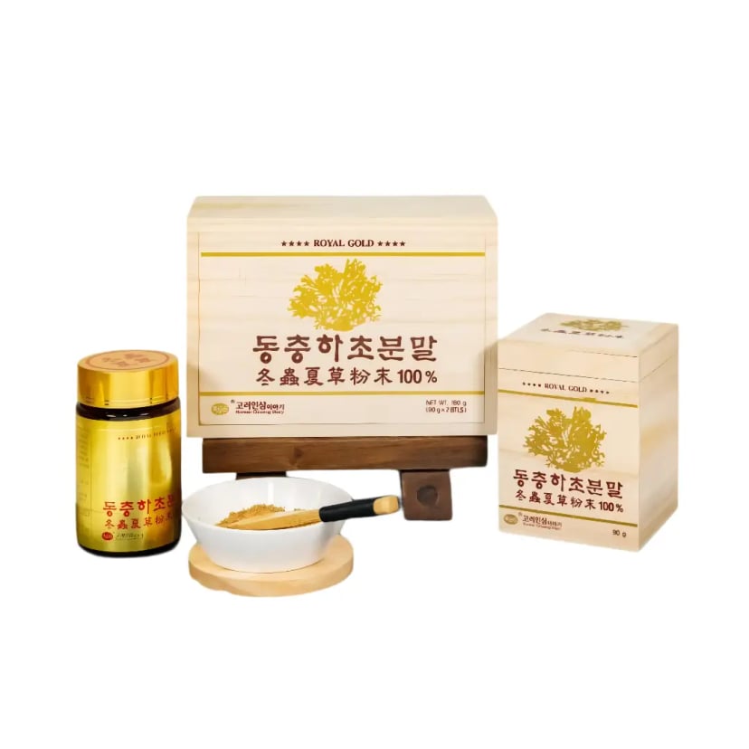 Hình Trà Đông Trùng Hạ Thảo KGS Royal Gold 2 lọ 1