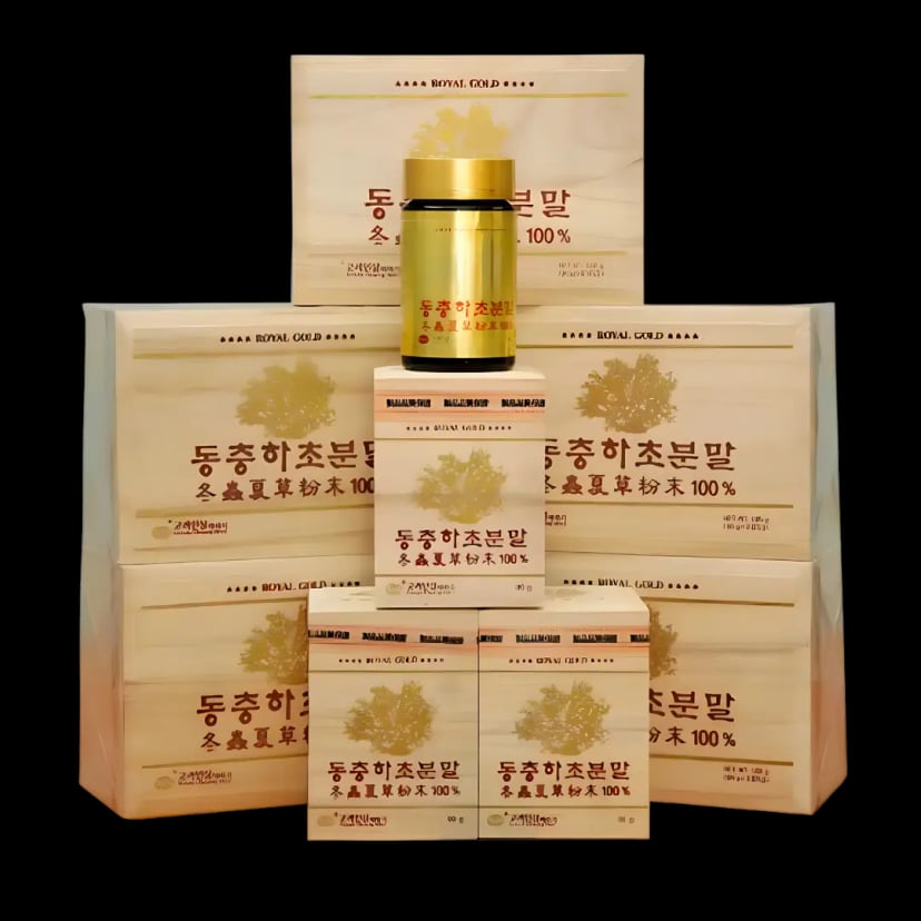 Hình Trà Đông Trùng Hạ Thảo KGS Royal Gold 2 lọ 2