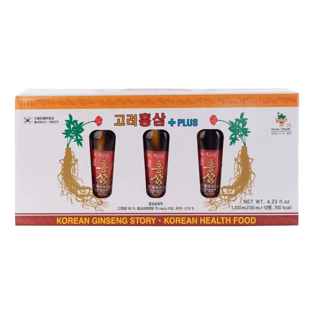 Hình Nước hồng sâm KGS có củ sâm tươi 10 chai 3