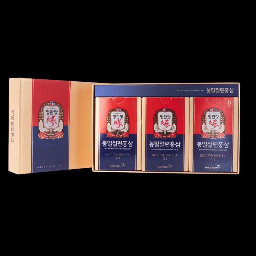 Hình Hồng sâm lát tẩm mật ong KGC Hàn Quốc Honeyed Slices 1