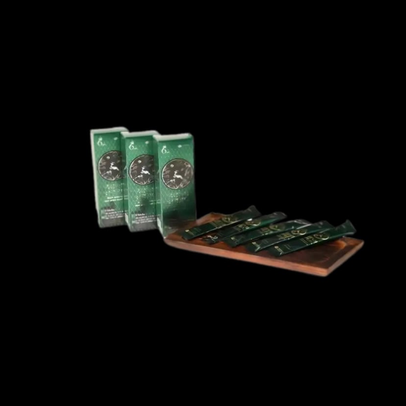 Hình Tinh chất hắc sâm nhung hươu KGS Gold hộp 30 gói x 10ml 2