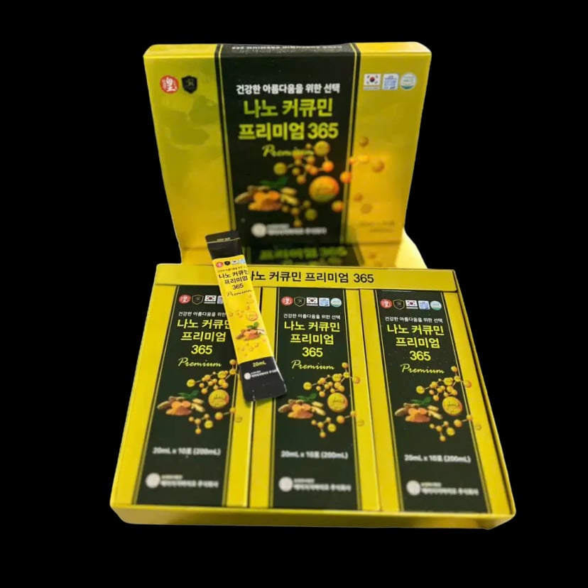 Hình Tinh chất nghệ 365 Premium Nano Curcumin Hàn Quốc hộp 30 gói x 20ml 3