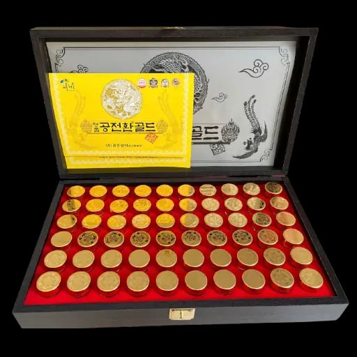 Đông Trùng Hạ Thảo Hộp Gỗ Kanghwa Premium Natural Herb Extract 60 viên