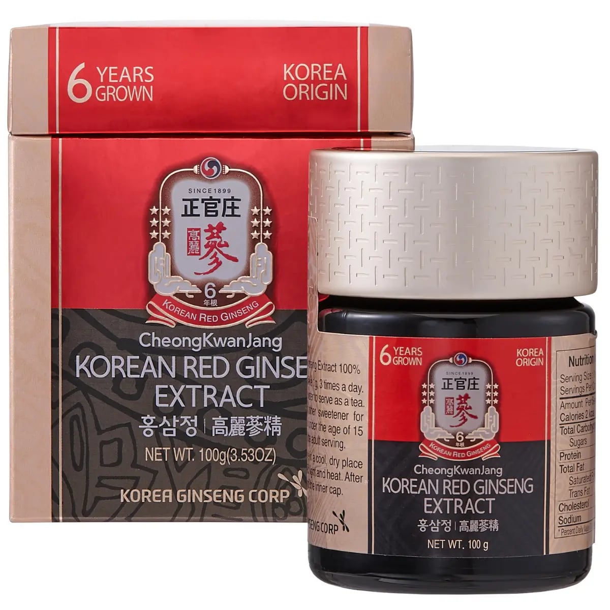 Hình Cao Hồng Sâm Cô Đặc KGC Red Ginseng Extract 100g 1