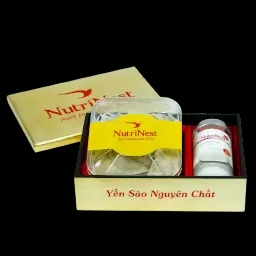 Tổ yến sào thô nguyên chất còn lông NutriNest hộp 100g