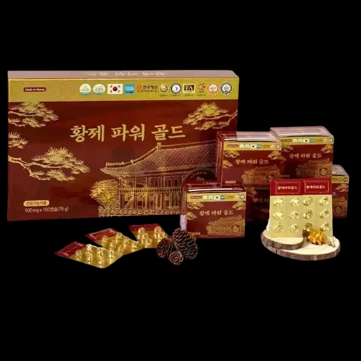 Viên tinh dầu thông đỏ Hàn Quốc Hanmi Hwangje Power Gold (150 Viên x 500mg)